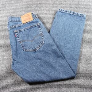 Levi’s 505 Regular Fit Straight Jeans Men’s 36x29 Medium Wash 100% Cotton